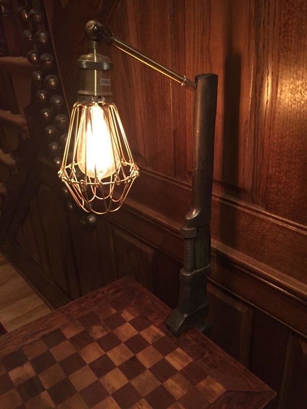 Antique Adjustable Wrench Lamp
