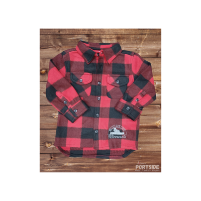 Toddler Plaid Button Up