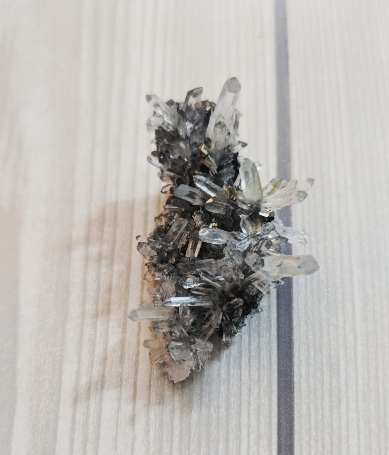Clear Quartz with Sphalerite