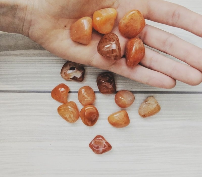 Set of 2 Carnelian (Tumbled)