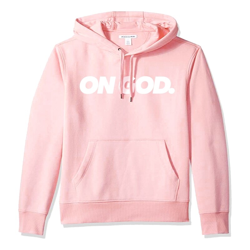On God. BOX Pullover PINK