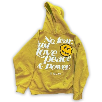 No Fear Hoodie! YELLOW