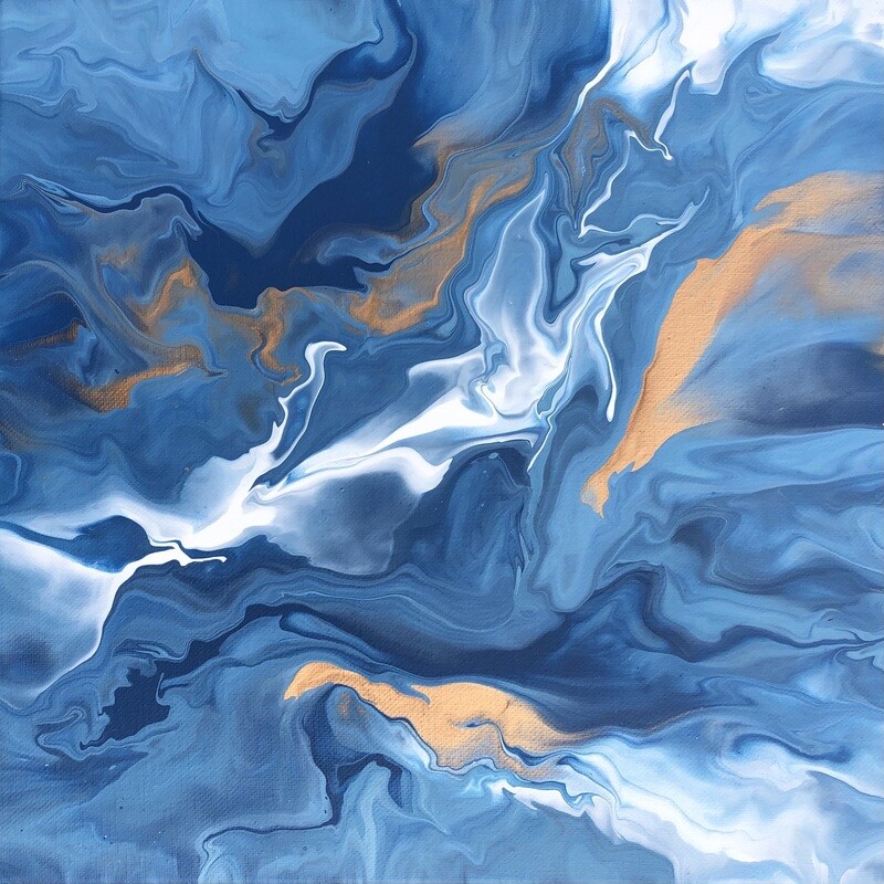 12&quot; Original Acrylic Painting