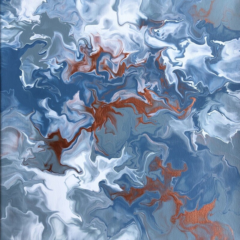 14" Original Acrylic Painting