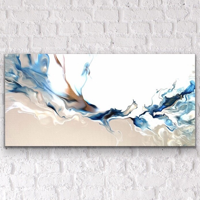 10&quot; x 20&quot; Original Acrylic Painting