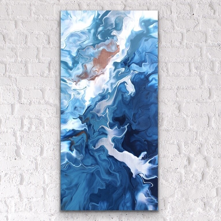 10&quot; x 20&quot; Original Acrylic Painting