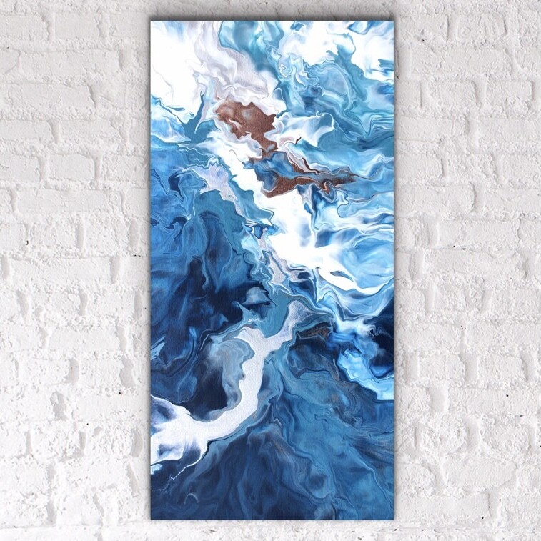 10&quot; x 20&quot; Original Acrylic Painting