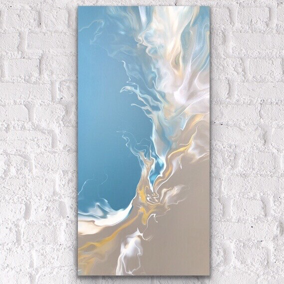 10&quot; x 20&quot; Original Acrylic Painting