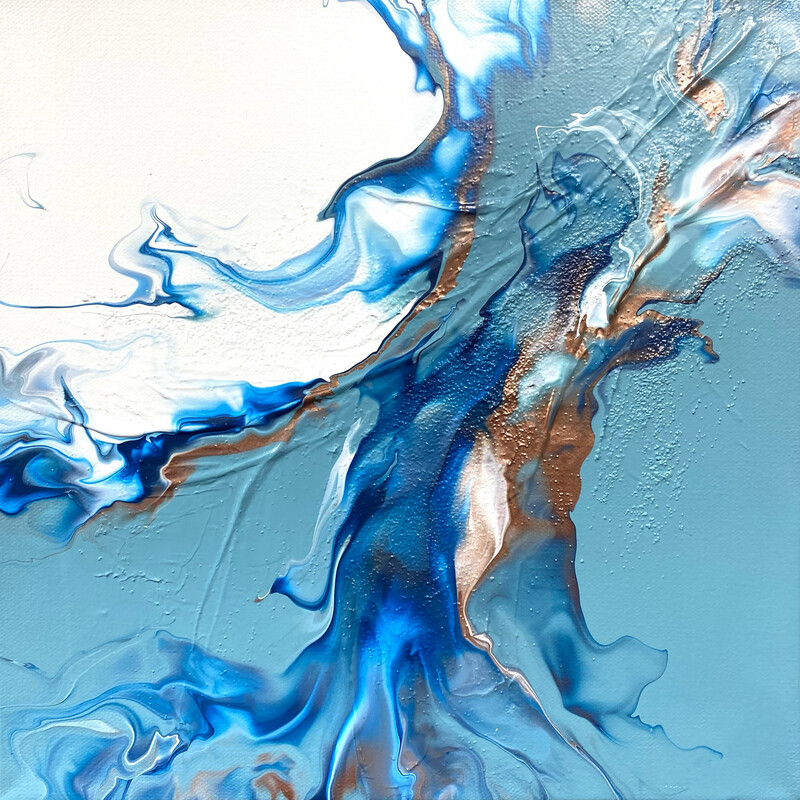 12” Mixed Media Painting