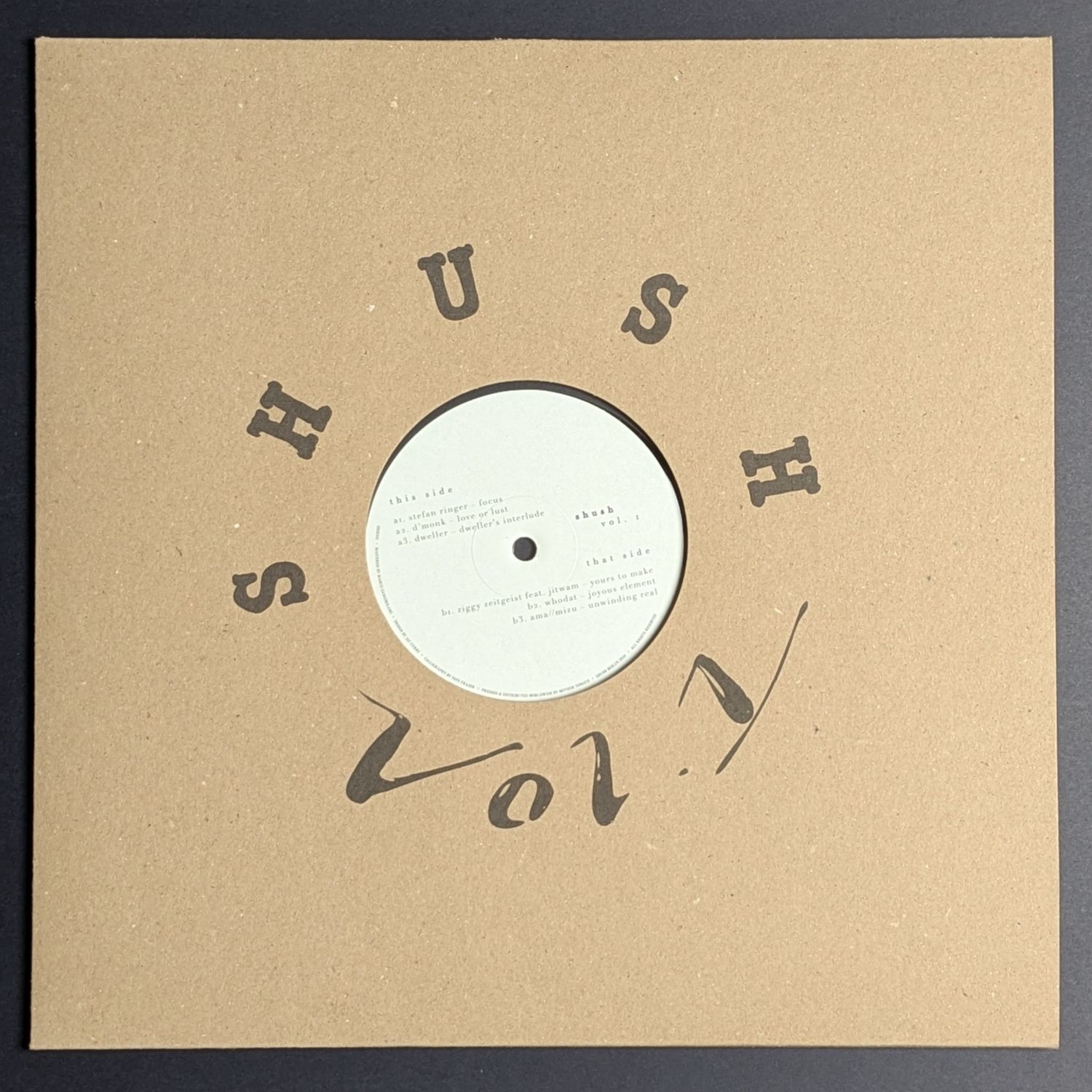 SHUSH Volume 1 12"