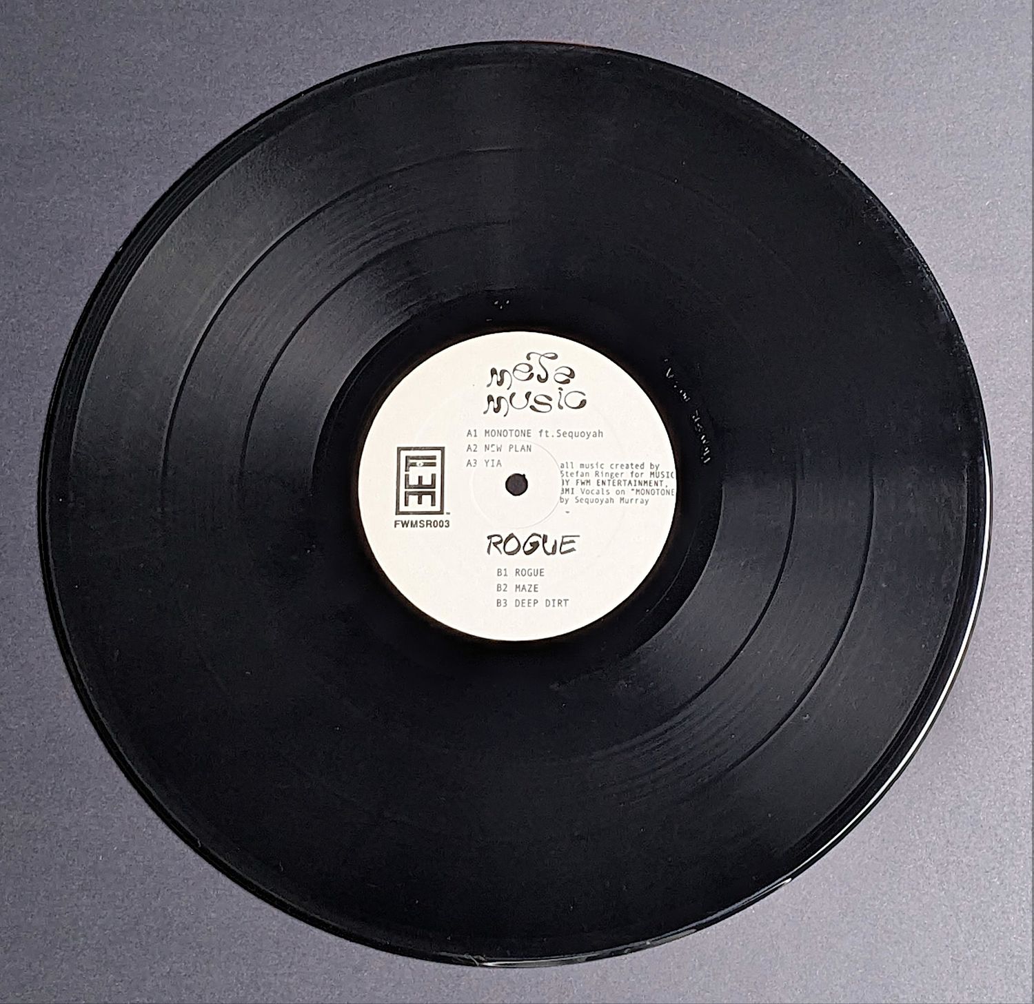 Meta Music x Rogue EP 12" by Stefan Ringer / Black Suede + Digital