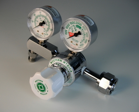 Adjustable Large Tank (H size) Regulator with dual gauge