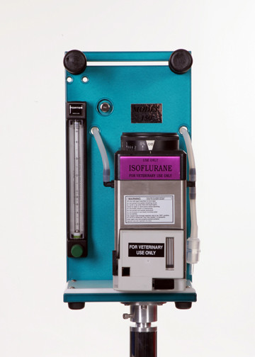 Model 50 Non-rebreathing Portable Stand w/ Cyprane Tec 5 Vaporizer- teal (Jaguar)