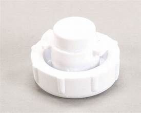 Cap Faucet White CDS2