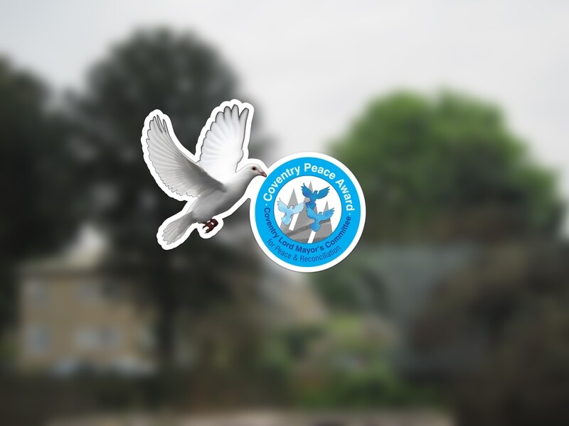 Peace Award Window Clings with free shipping