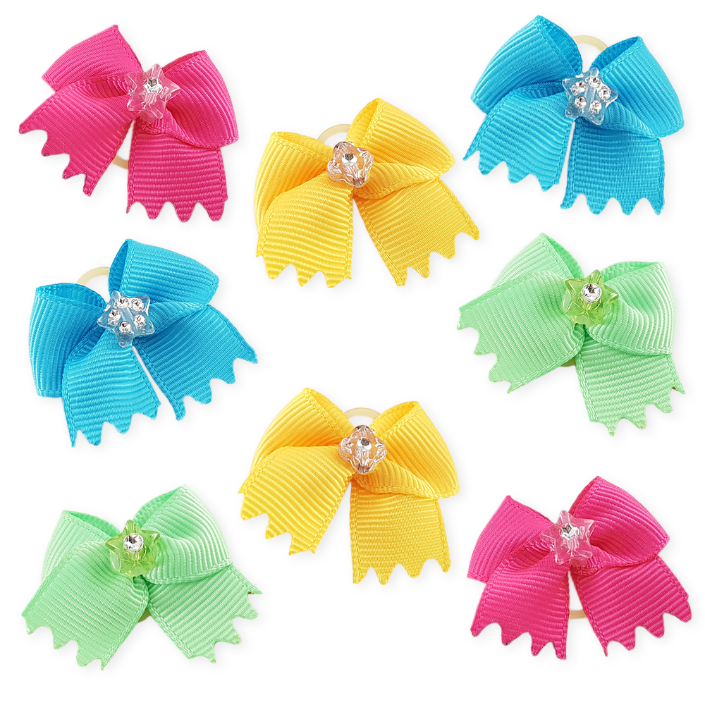 Combo "Two Legs" Pet Bows - 8 pieces