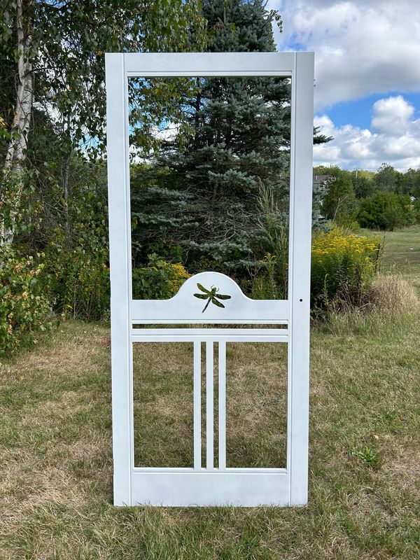 Dragonfly - 36 x 84 - Primed White Dragonfly - 36 x 84 - Primed White