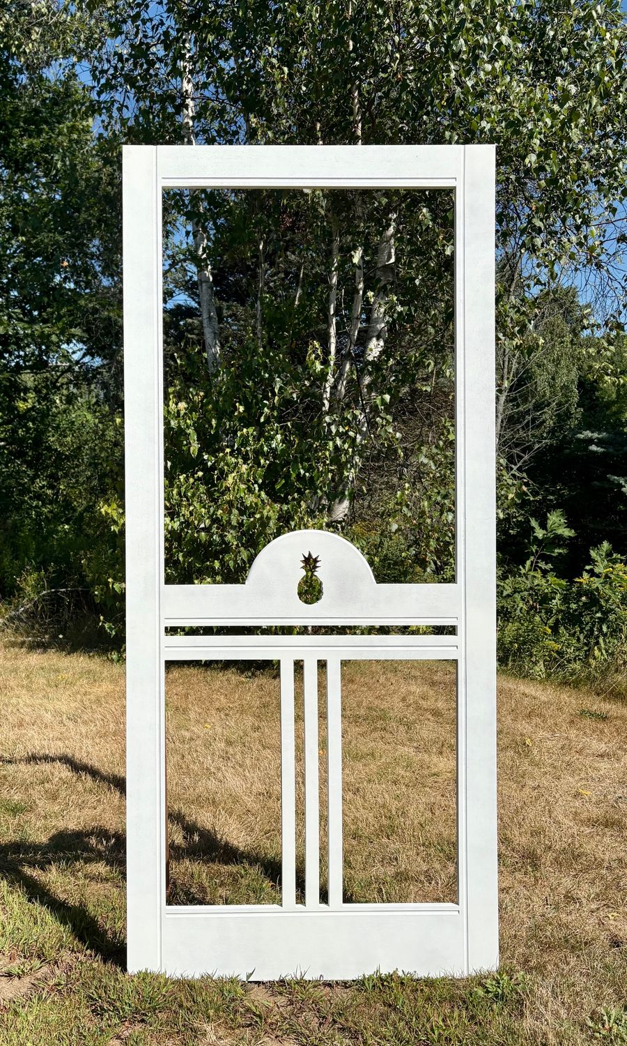Pineapple - 36 x 80 - Primed White Pineapple - 36 x 80 - Primed White