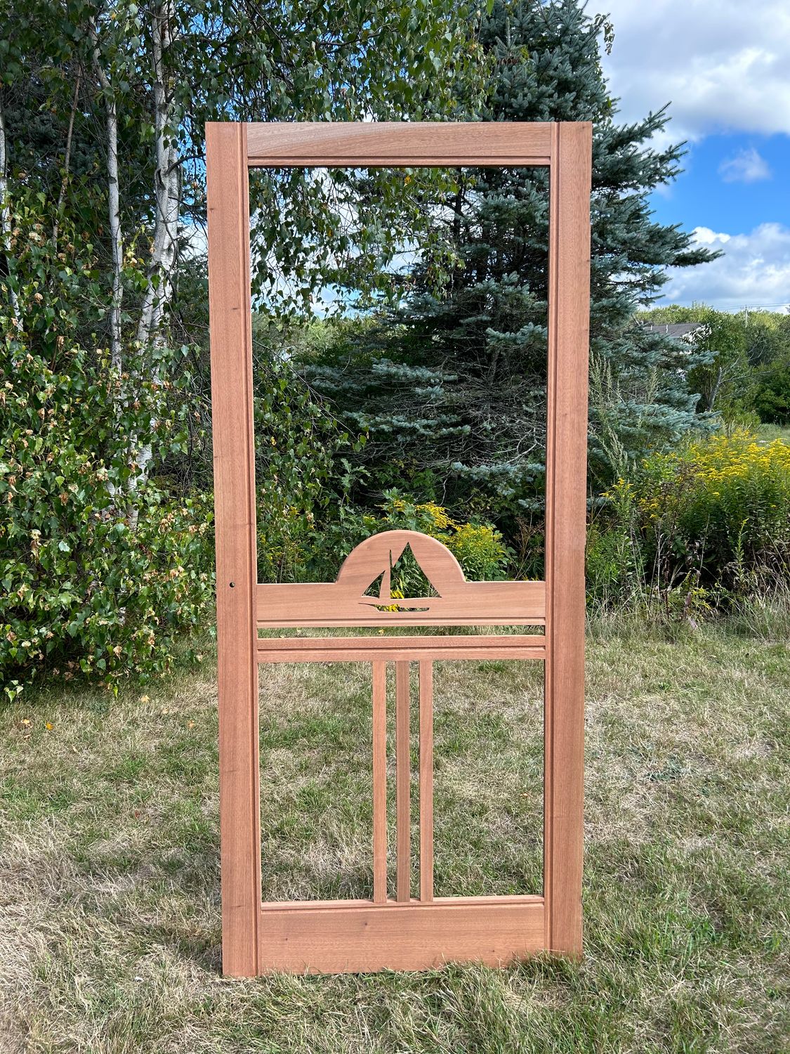 Camden - 35 x 79 7/8 - Bare Mahogany