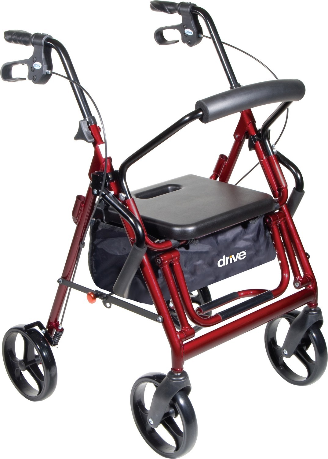 DUET ROLLATOR/TRANSPORT CHAIR 8&quot; WHEELS