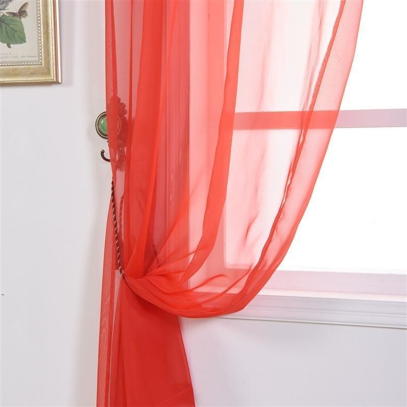 Drapes - Organza - Red Drapes - Organza - Red