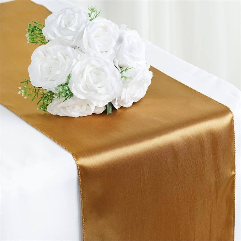 Table Runner - Satin - Gold Table Runner - Satin - Gold