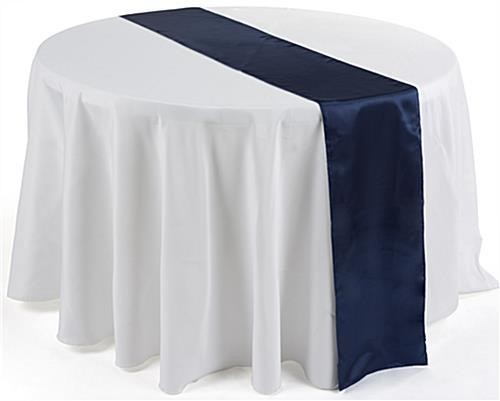 Table Runner - Satin - Navy Blue Table Runner - Satin - Navy Blue