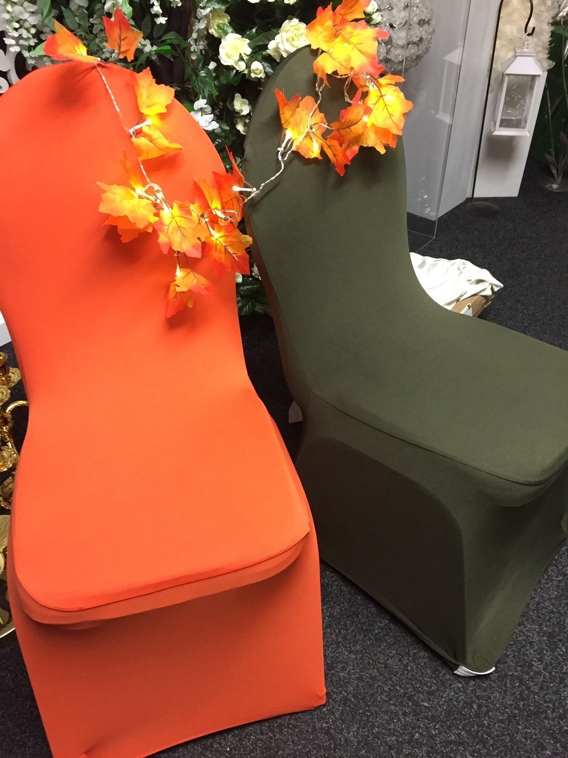 Chair Cover - lycra - Orange Chair Cover - lycra - Orange