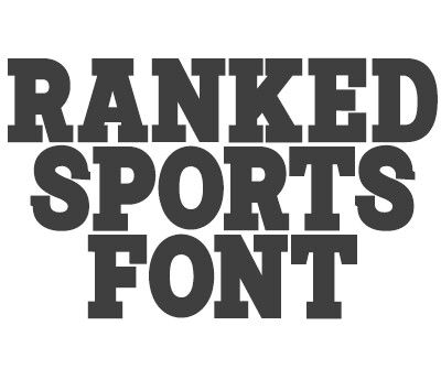 Font License For Ranked Sports