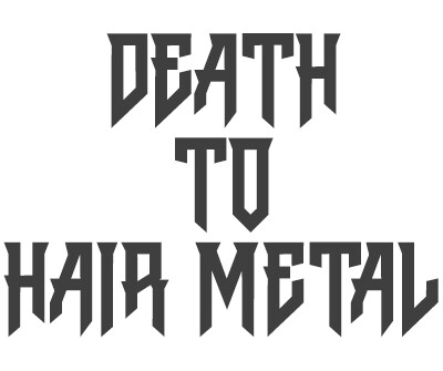 Font License for Death to Hair Metal Font