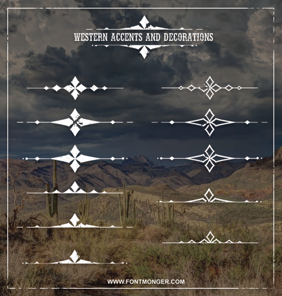 South Western Font Pack South Western Font Pack