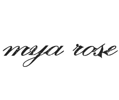 Font License for Mya Rose