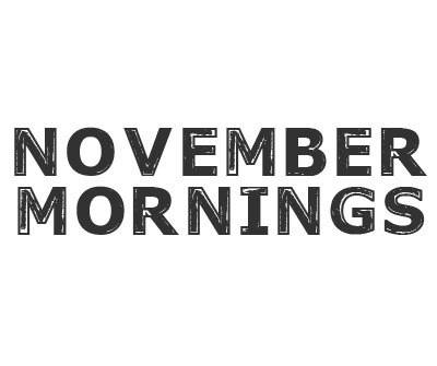 Font License for November Mornings