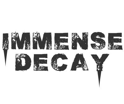 Font License for Immense Decay 001decay