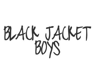 Font License for Black Jacket Boys