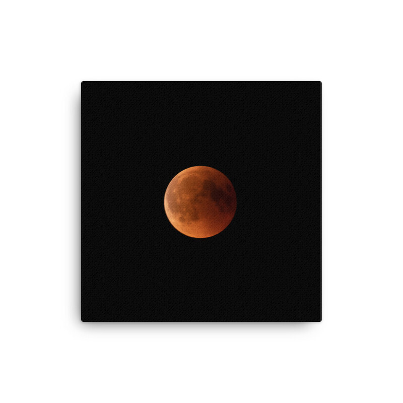 Canvas Art- Blood moon