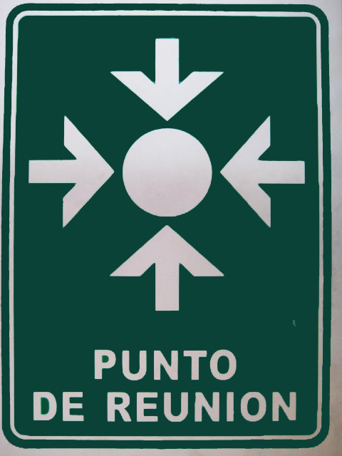 Señalamiento Punto de reunión 40x40