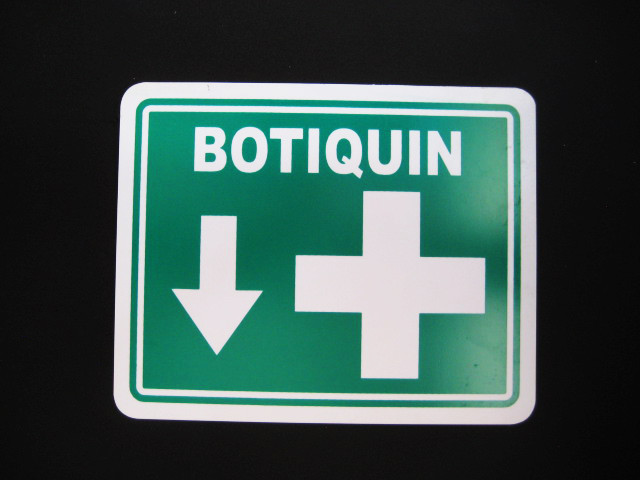 Señalamiento botiquin 25x20