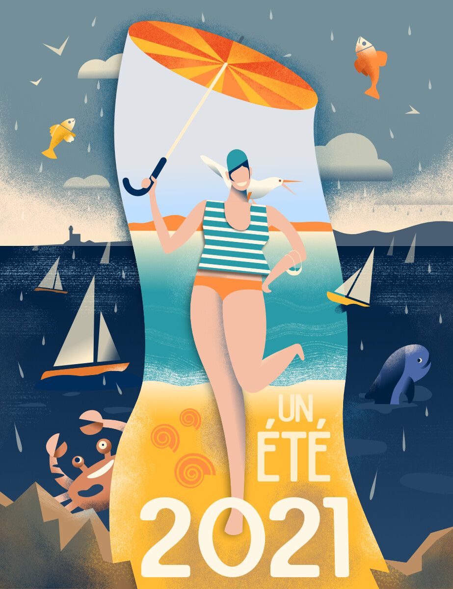 Un été 2021 - Poster illustration 