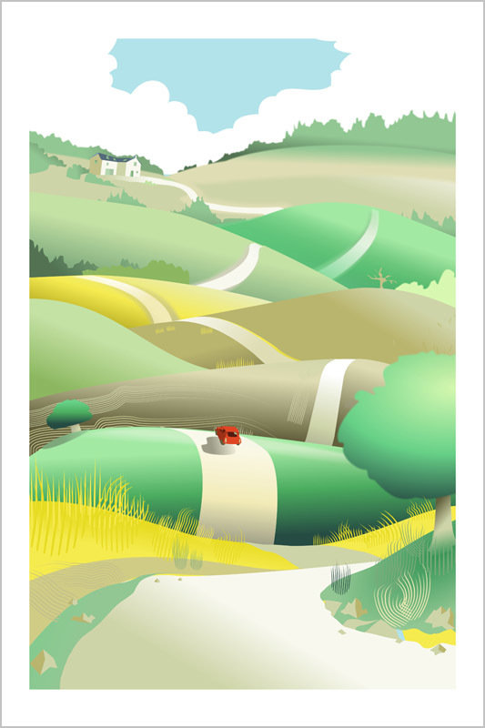 Affiche Illustration vintage et affiche de campagne