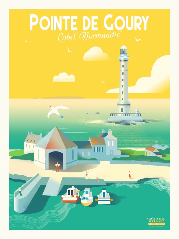 Affiche de Goury - Illustration vintage du Studio Creavisa