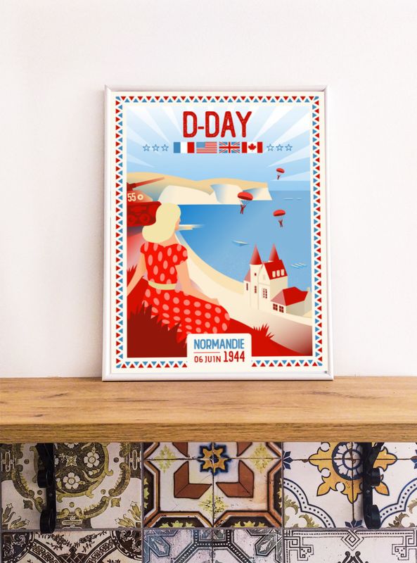 Affiche D-Day 2026 - Arromanches - 30x40 cm
