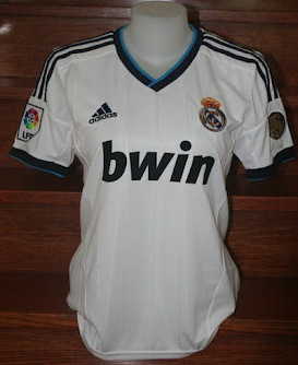 CAMISETA 1ª EQUIPACION REAL MADRID 2012-2013 MUJER