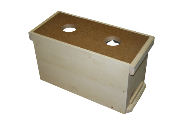 Ablegerkasten Vollholz 5 Waben mit Bodengitter