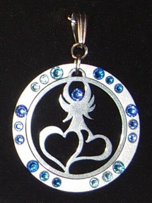 Seraphim MICHAEL Anhänger mit Umrandung