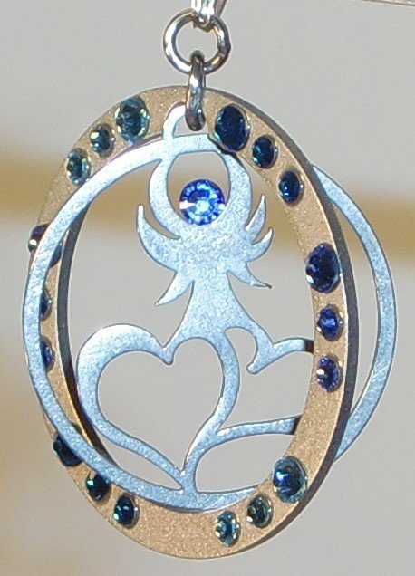 Seraphim MICHAEL Anhänger mit Umrandung