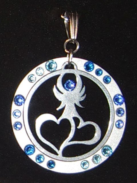 Seraphim MICHAEL Anhänger mit Umrandung