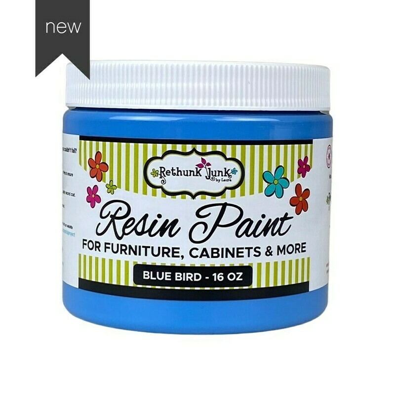 BLUE BIRD Rethunk Junk Resin Paint 16oz Pint