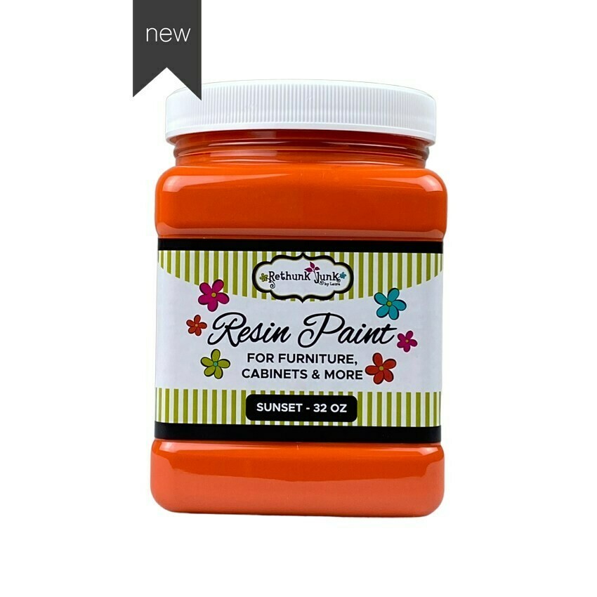 SUNSET Rethunk Junk Resin Paint 32oz Quart
