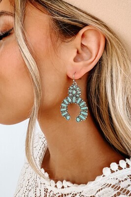 Turquoise Blossom Earrings